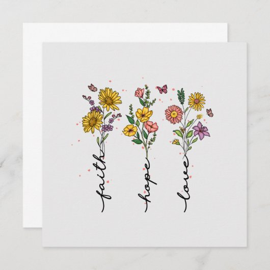 信仰と希望の愛 (正面/裏面)