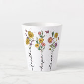 信仰と希望の愛 カフェラテマグ (正面)