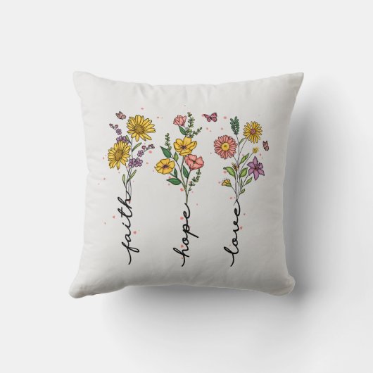 信仰と希望の愛 クッション (裏面)