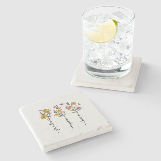 信仰と希望の愛 ストーンコースター (横)