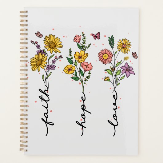 信仰と希望の愛 プランナー手帳 (正面)