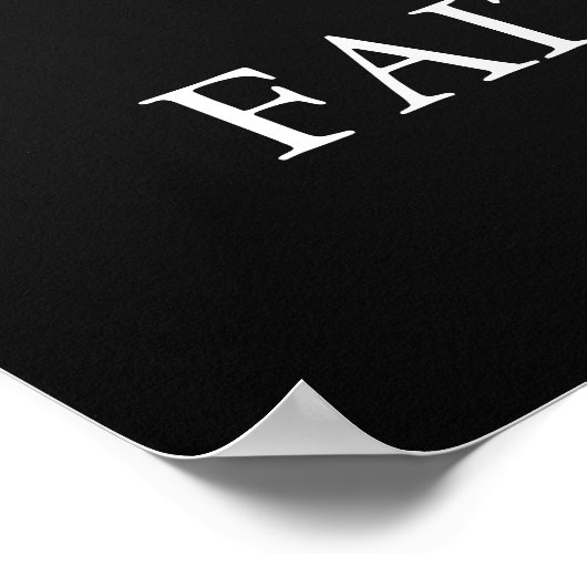 信仰と希望の愛 ポスター (角)