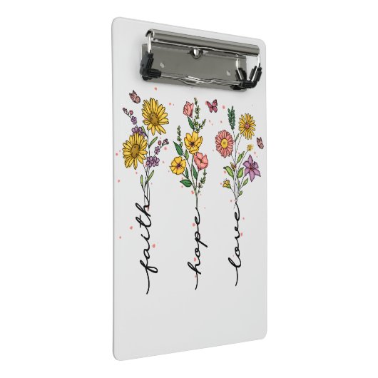 信仰と希望の愛 ミニクリップボード (アングル)