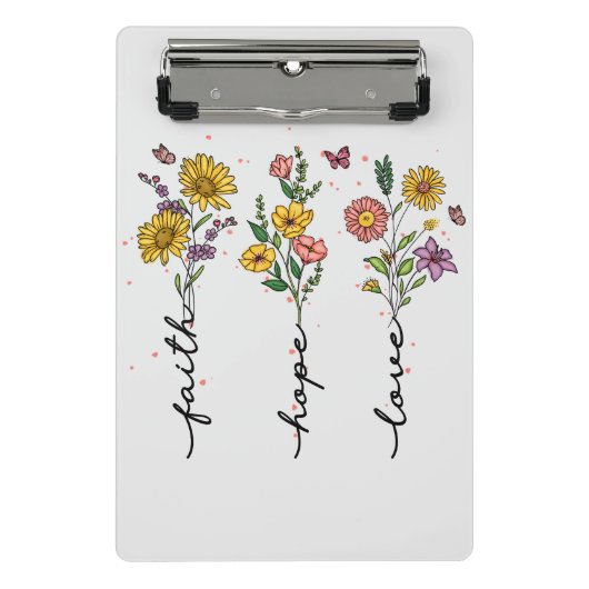 信仰と希望の愛 ミニクリップボード (正面)