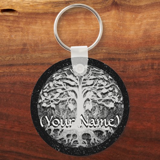 信仰と希望の木カスタマイズ キーホルダー (正面)