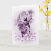 信仰と希望はあなたの後ろにある カード (黄色い花)