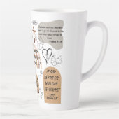 信仰と希望 カフェラテマグ (右)