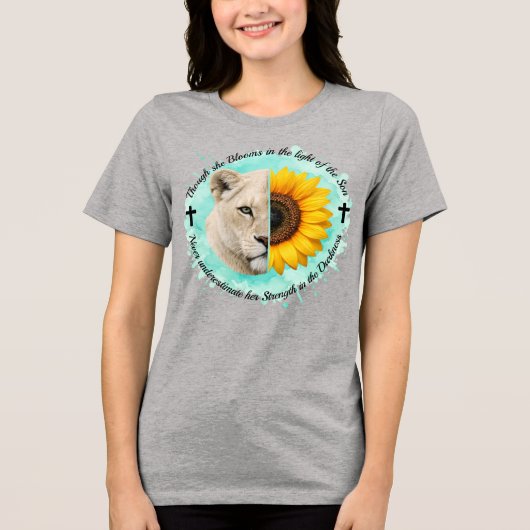 信仰と強さのTシャツ トライブレンドTシャツ (正面)