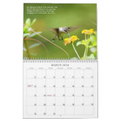 信仰と彼のインスピレーションカレンダー カレンダー (3月 2026)