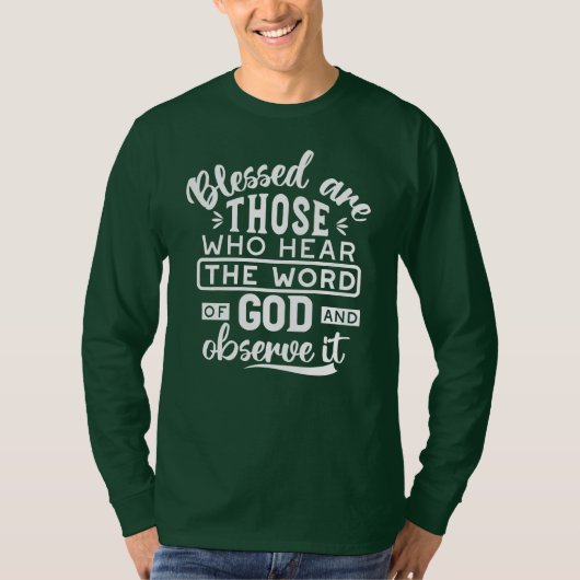 信仰と従順 - 神聖なインスピレーション Tシャツ (正面)
