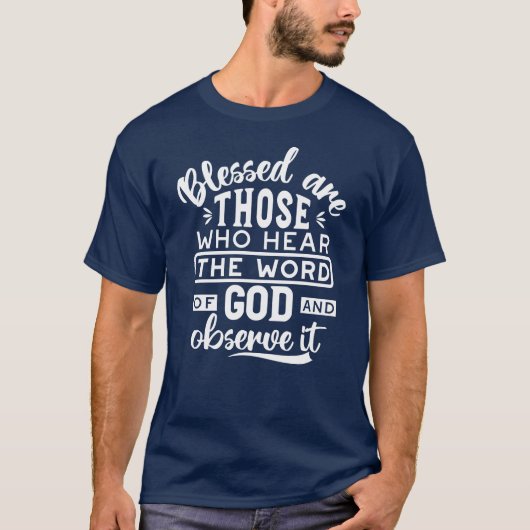信仰と従順 - 神聖なインスピレーション Tシャツ (正面)