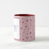 信仰と恐れを知らないタイポグラフィデザイン装飾用クッション マグカップ (中央)