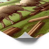 信仰と技統一された術 ポスター (角)