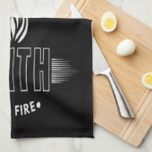 信仰と火キッチンタオルによって煽られる キッチンタオル (四つ折り)