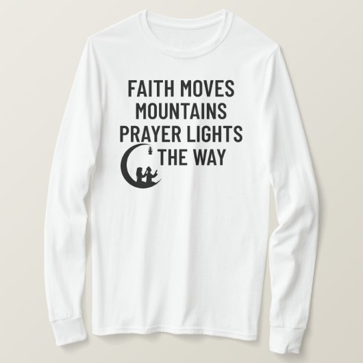 信仰と祈りの言葉クート Tシャツ (デザイン正面)