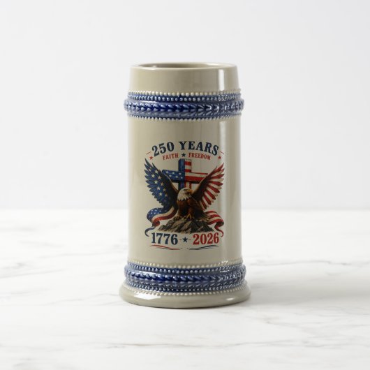 信仰と自由の250年 ビールジョッキ (中央)