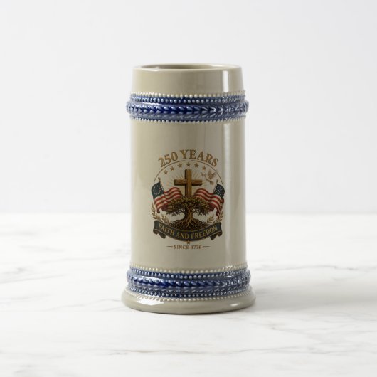 信仰と自由の250年 ビールジョッキ (中央)