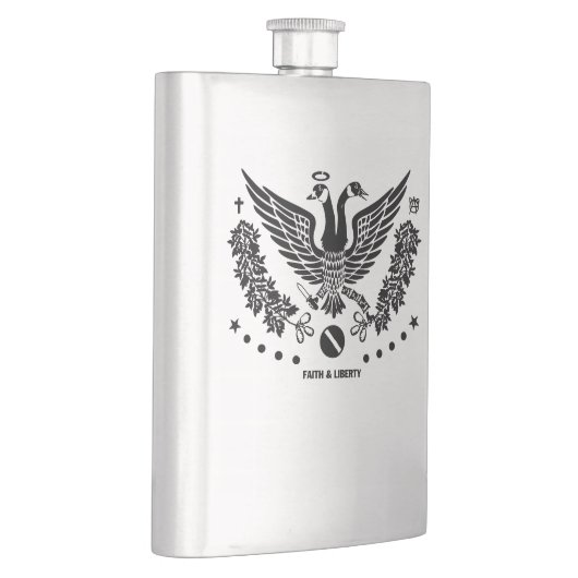 信仰と自由 フラスク (右)