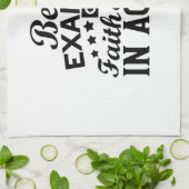 信仰と行動愛の例である キッチンタオル (折り畳み)