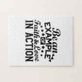 信仰と行動愛の例である ジグソーパズル (横)