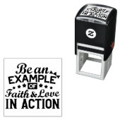 信仰と行動愛の例である セルフインキングスタンプ (インサイチュ)