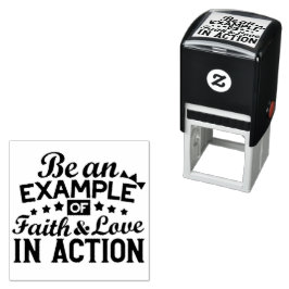 信仰と行動愛の例である セルフインキングスタンプ