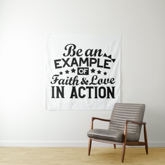 信仰と行動愛の例である タペストリー (インサイチュ)