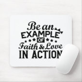 信仰と行動愛の例である マウスパッド (マウス)