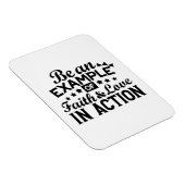 信仰と行動愛の例である マグネット (右側)