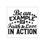 信仰と行動愛の例である ラバースタンプ (インプリント)