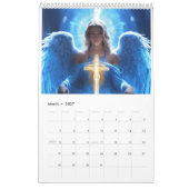 信仰と静寂：イエスと天使" Calendar カレンダー (3月 2027)
