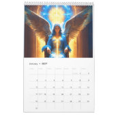 信仰と静寂：イエスと天使" Calendar カレンダー (1月 2027)