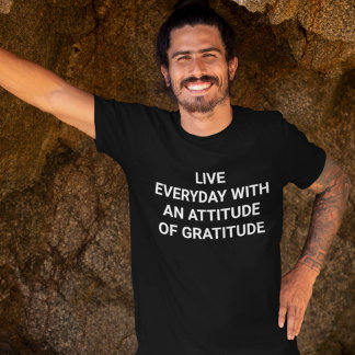 信仰における感謝のメンズクリスチャンTシャツ Tシャツ