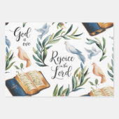 信仰によって勇気を出す ラッピングペーパーシート (正面3)