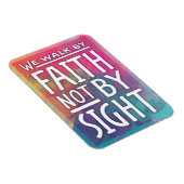 信仰によって歩くのはがきではなく、見た葉書 マグネット (右側)