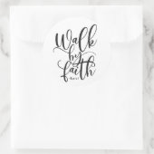 信仰によって歩く2コリント5:7 ラウンドシール (バッグ)