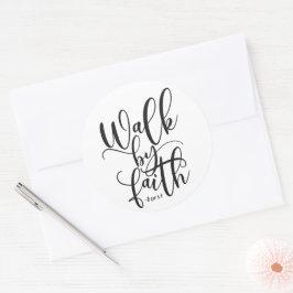 信仰によって歩く2コリント5:7 ラウンドシール