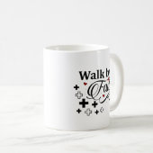 信仰によって歩く コーヒーマグカップ (正面右)