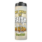 信仰によって歩く、見えない タンブラー (正面)