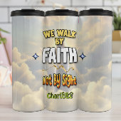 信仰によって歩く、見えない タンブラー