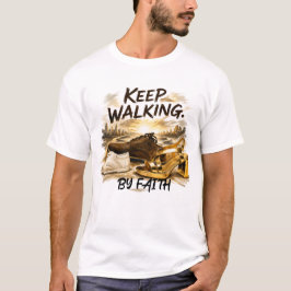 信仰によって歩み続ける Tシャツ