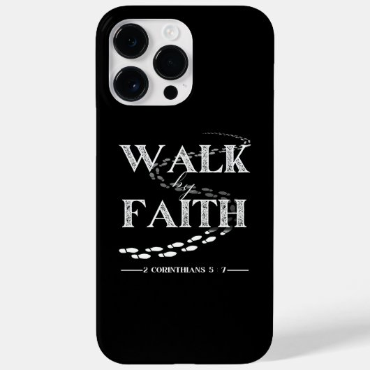 信仰によって歩む - コリント人への第二の手紙 5:7 Case-Mate iPhoneケース (裏面)