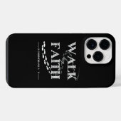 信仰によって歩む - コリント人への第二の手紙 5:7 iPhoneケース (裏面横)