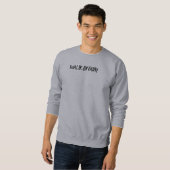 信仰によって歩む – 信仰者向けのクリスチャンTシャツ スウェットシャツ (正面フル)