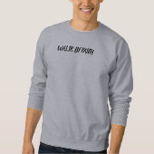 信仰によって歩む – 信仰者向けのクリスチャンTシャツ スウェットシャツ (正面)
