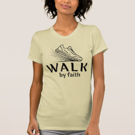 信仰によって歩め Tシャツ