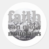 信仰によって生きる ラウンドシール (正面)