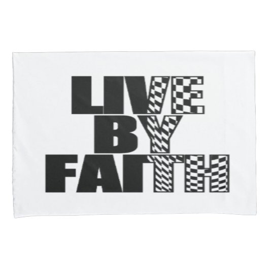 信仰によって生きる 枕カバー (正面右)