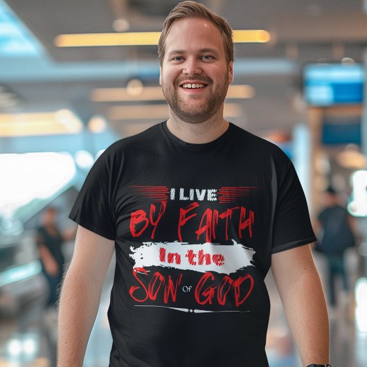 信仰によって生きる - 祈り 聖霊 キリスト Tシャツ