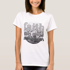 信仰によって生きる Tシャツ